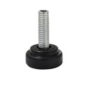 NIVELADOR BASE PLASTICO  NEGRO - 1/4" 20 X 25 mm