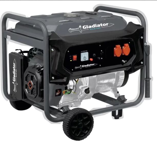 GENERADOR DE GASOLINA 4T 6000W ARRANQUE MANUAL 389CC 8HP 120-220V/60HZ
