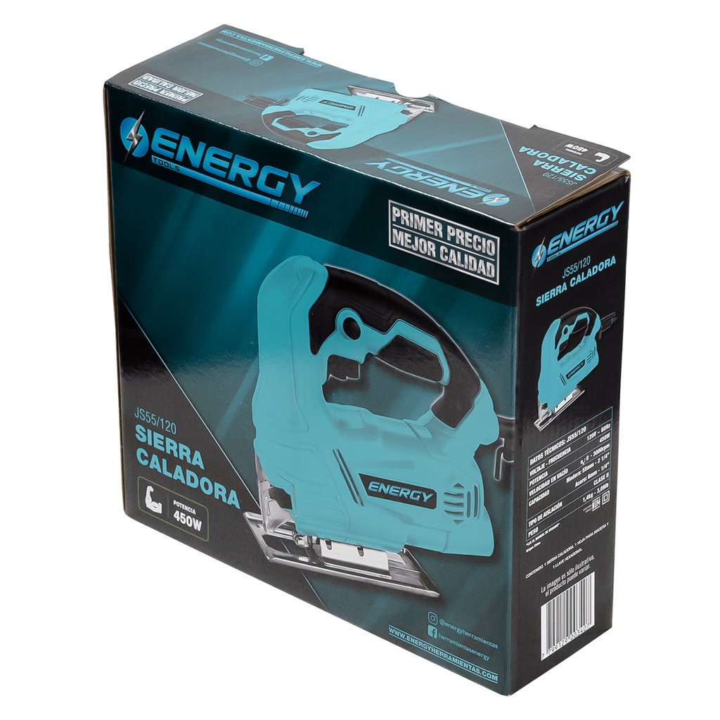 SIERRA CALADORA 450W, 55mm 1V, 300 RPM