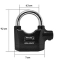 PHILLIPS MX5933 CANDADO CON ALARMA SEGURIDAD 70 MM