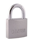 DEXTER 6350 CANDADO METALICO 38 MM GANCHO CORTO CILINDRO DE LATON