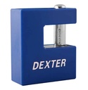 DEXTER 16934 CANDADO ANTIPALANCA CUBIERTO CILINDRO LATON 70 MM AZUL