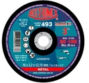AUSTROMEX 493 DISCO ABRASIVO 3" PARA CORTE DE METAL DE 76 X 3.2 X 12.70 MM