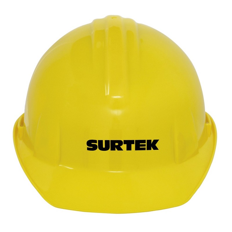 SURTEK CASCO DE SEGURIDAD SUSP. MATRACA AMARILLO