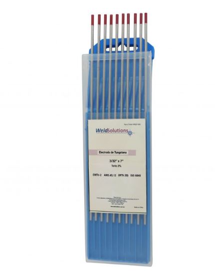 WELD SOLUTIONS WS201817 TUNGSTENO PURO 3/32 X 7" VERDE