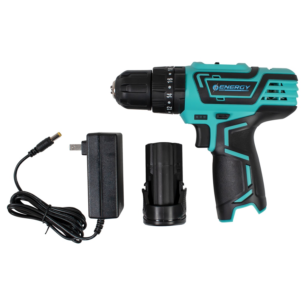 ENERGY DDI10/2/12 C1 TALADRO ROTOMARTILLO ATORNILLADOR BROQUERO 3/8"