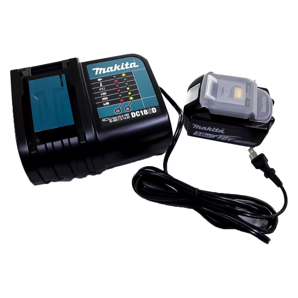 JUEGO DE CARGADOR Y BATERIA BL1830B+DC18SD