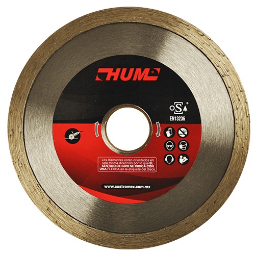 AUSTROMEX 2556 DISCO CORTE DIAMANTE PARA GRANITO Y MARMOL 115X2.0X22.23 MM