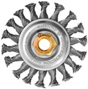 AUSTROMEX 2867 CEPILLO CIRCULAR TRENZADO LIMPIEZA DE SUPERFICIES METALICAS 100X0.50XMR MM