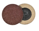 AUSTROMEX- 606 - DISCO DE LIJA DE CAMBIO RAPIDO (ROL OK) TUAX 36 GRANO OXIDO DE ALUMINIO 51mm