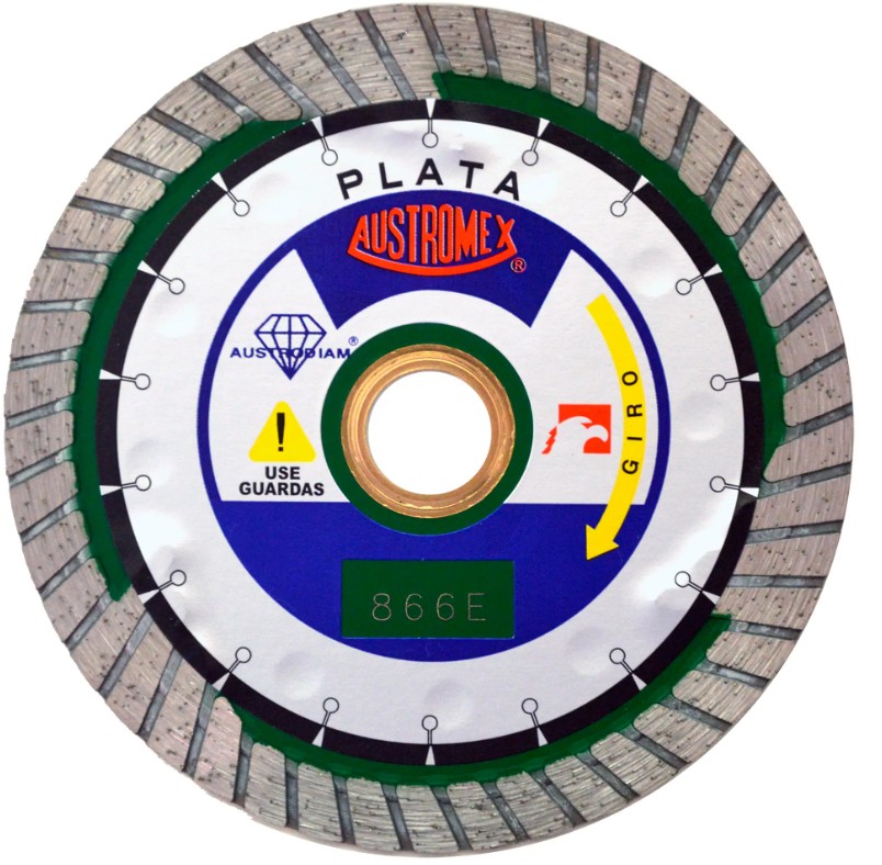 AUSTROMEX 866 DISCO DIAMANTE CORTE EN SECO GRANITO 110X2.2X22.23 MM