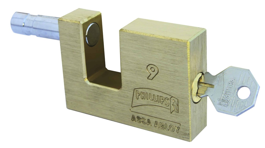 PHILLIPS MX111 CANDADO LATON CORTINA 9 CAJA