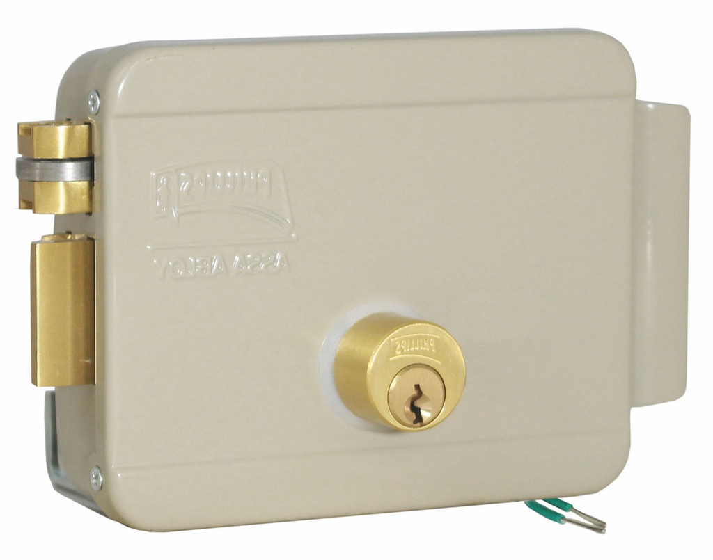 PHILLIPS MX3418 CERRADURA ELECTROMECANICA 321 IZQ/SIN BOTON BEIGE CAJA