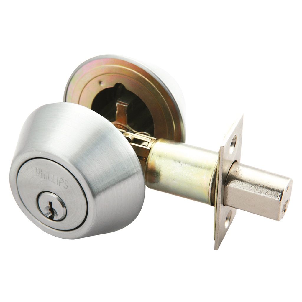 PHILLIPS MX5347 CERROJO AS LLAVE-LLAVE LATON ANTIGUO BLISTER