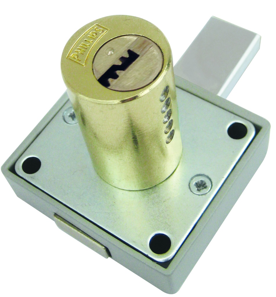 PHILLIPS MX5580 CERRADURA MUEBLE AS-250 CROMO CAJA