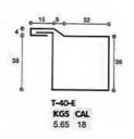 TUBULAR PINT. CAL. 18 T40 ESPECIAL (159) 6 MTS