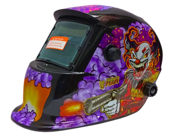 CARETA ELECTRONICA DISEÑO PAYASO