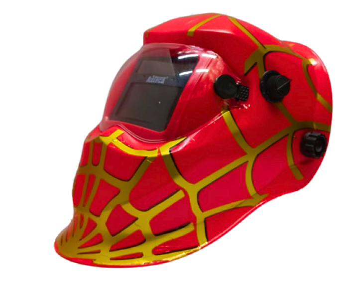 CARETA ELECTRONICA DISEÑO TELARAÑA ROJO