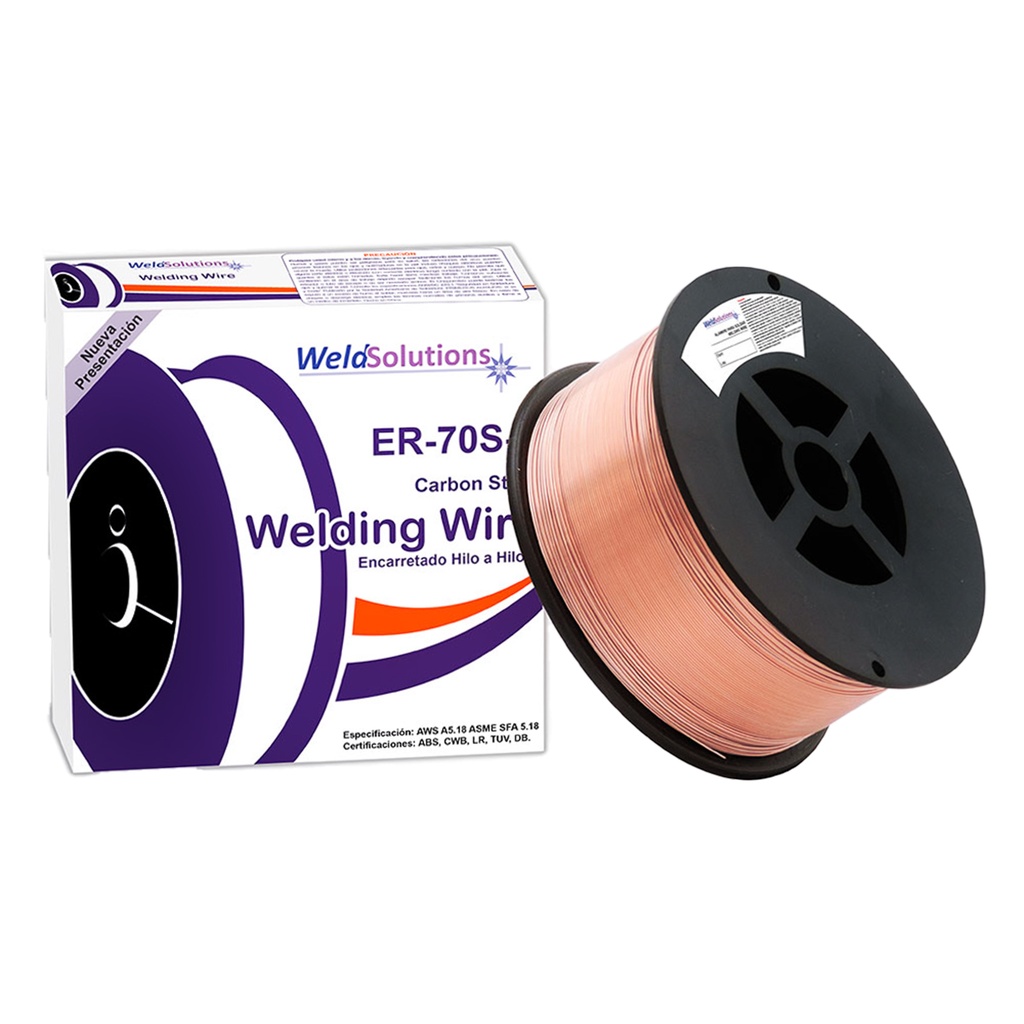 ROLLO DE MICROALAMBRE WELD SOLUTIONS .035" 5KG 71S  S/GAS