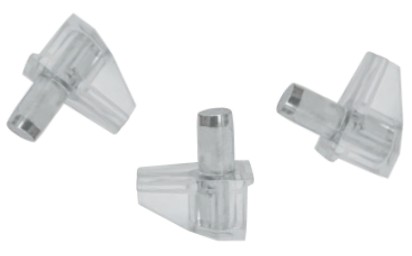 HANDY HOME 3413 SOSTEN P/ENTREPAÑO TRANSPARENTE CON PERNO