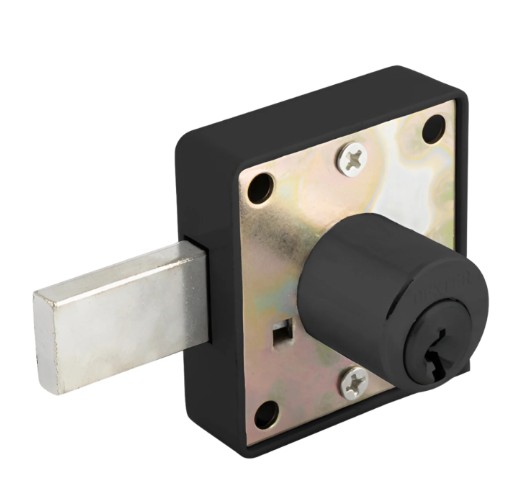 DEXTER 6424 CERRADURA CUADRADA CORTO NEGRO CAJA