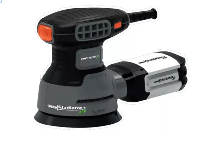 GLADIADOR LR 9125/120 LIJADORA ROTO ORBITAL 5 350w  6000-13000RPM CON COLECTOR DE POLVO