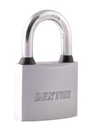 DEXTER 16936 CANDADO METALICO LLAVE DE PUNTOS CILINDRO DE LATON 40 MM NIQUEL SATINADO