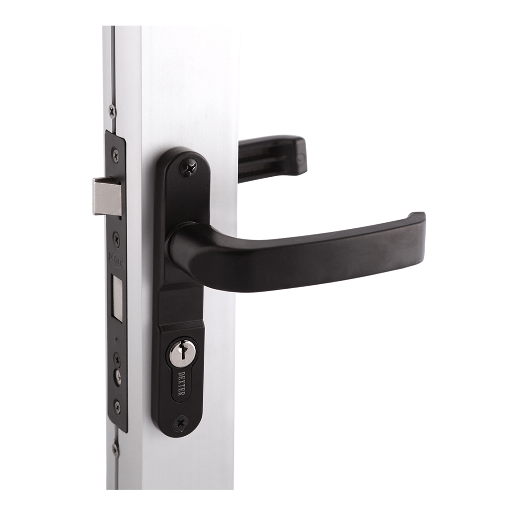 DEXTER 2067 CERRADURA CILINDRO EUROPEO 60 MM LLAVE-LLAVE NEGRO PARA ALUMINIO