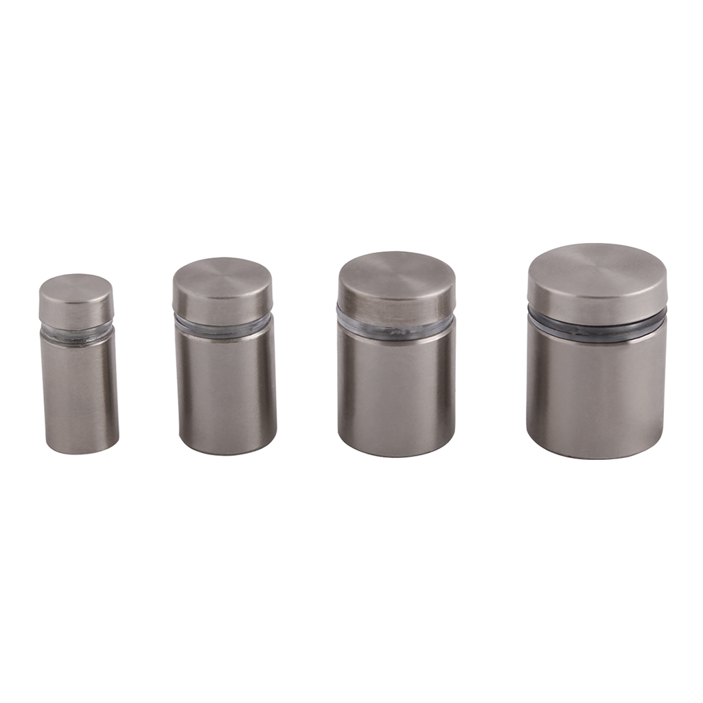 DEXTER 2305 HERRAJE DE SUJECIÓN PARA VIDRIO 25x25MM ACERO INOXIDABLE