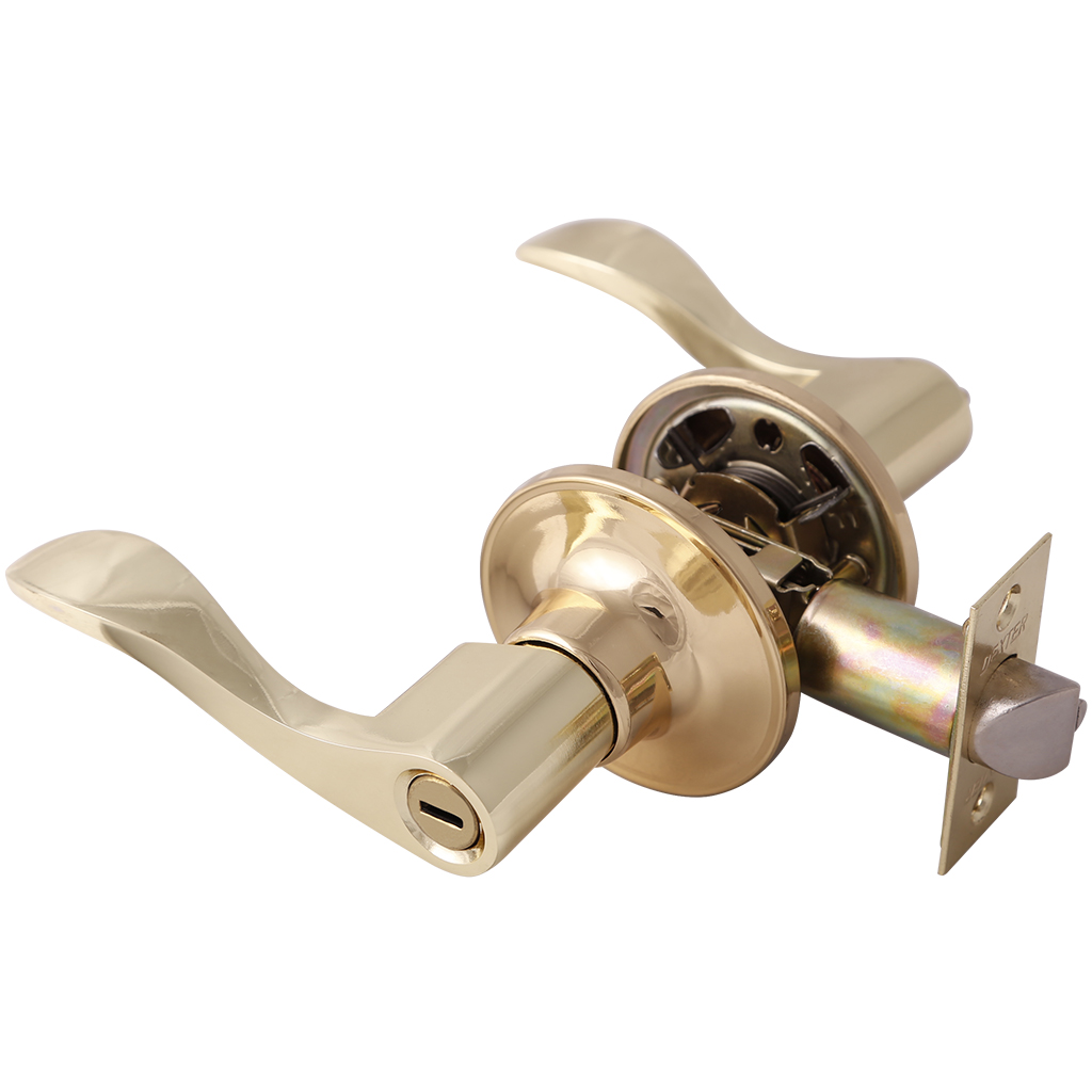 DEXTER 5816 CERRADURA ROYAL RANURA-BOTON LATON BRILLANTE CAJA