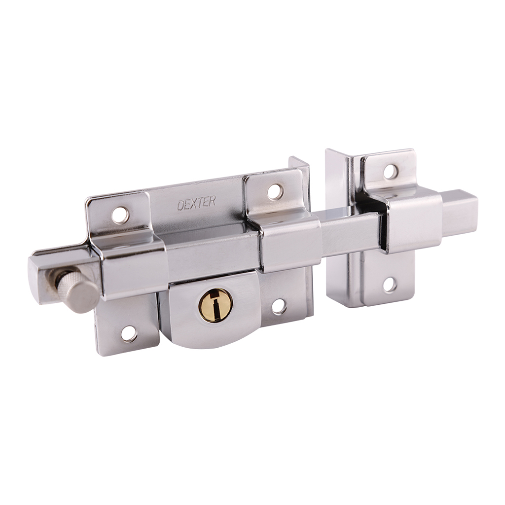 DEXTER 5837 CERRADURA DE BARRA LIBRE LLAVE TRADICIONAL IZQUIERDA CROMO