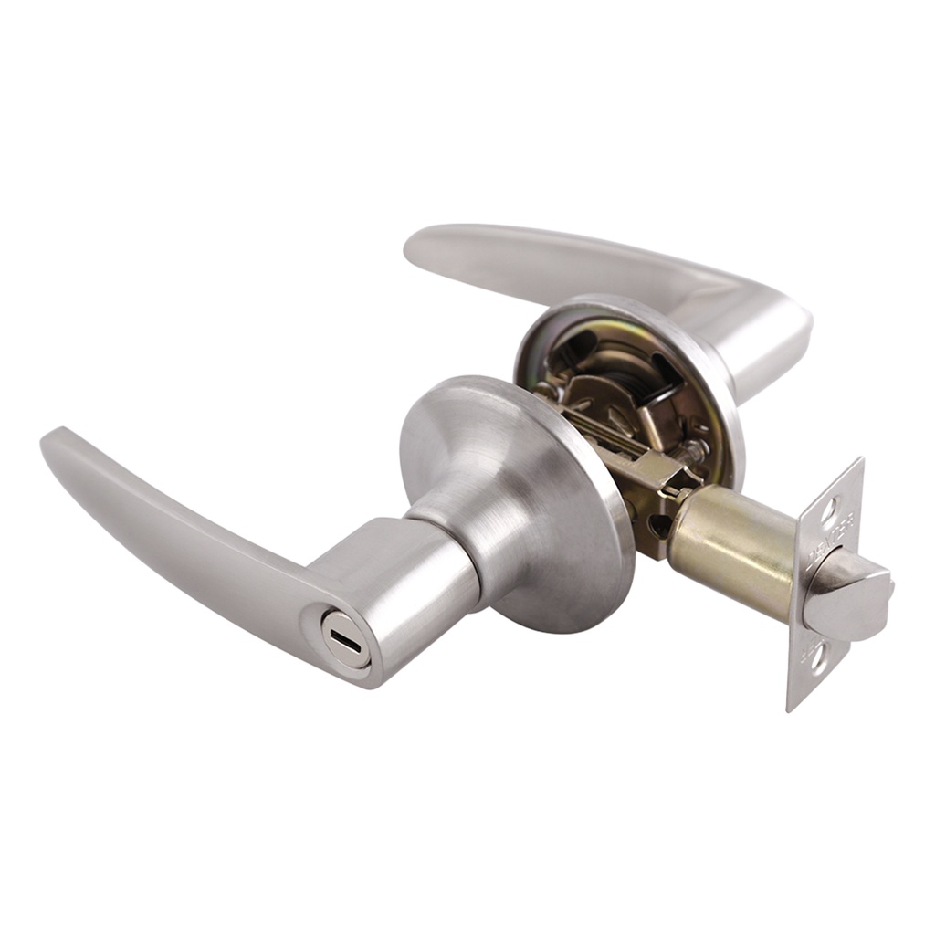 DEXTER 6636 CERRADURA MANIJA GRANITO LLAVE-BOTON NIQUEL SATINADO