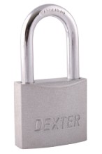 DEXTER 6918 CANDADO METALICO 50 MM GANCHO LARGO
