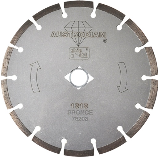 AUSTROMEX 1515 DISCO DE DIAMANTE PARA CORTE DE MARMOL, CONCRETO, BLOQUE NO ABRASIVO, LADRILLO Y MATERIALES DE CONSTRUCCIÓN EN GENERAL