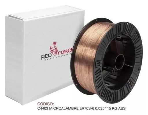 LINCOLN C4403 MICROALAMBRE ER70S-6.035 15KG RED FORCE