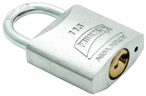 PHILLIPS MX128 CANDADO METALICO 115 GANCHO CORTO CAJA