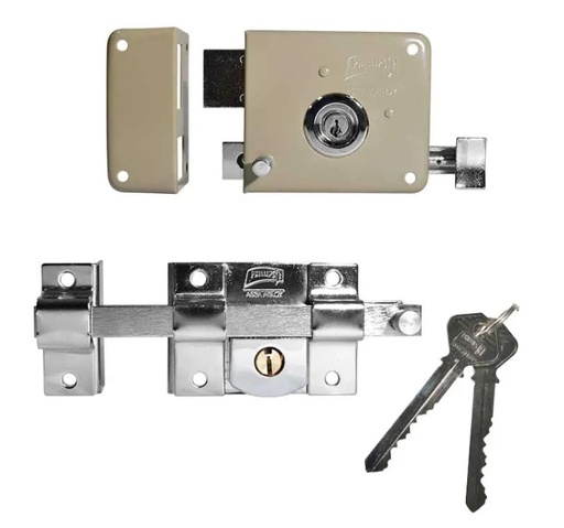 PHILLIPS MX4648 CERRADURAS COMBO 715LL IZQ/IF BEIGE + 800 L IZQ CROMO CAJA