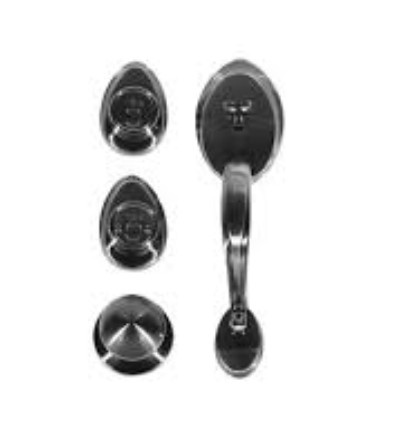 YALE MX80876 GATILLO VENECIA LLAVE-LLAVE CROMO MATE
