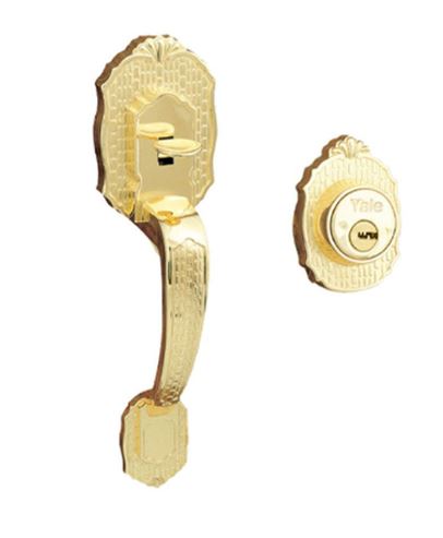 YALE MX80879 GATILLO VERONA GATILLO/GATILLO Y LLAVE-LLAVE LATON BRILLANTE