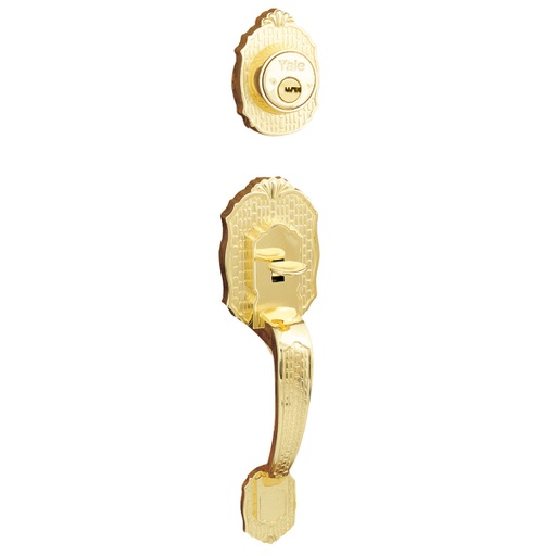 YALE MX80883 GATILLO VERONA LLAVE-LLAVE LATON BRILLANTE