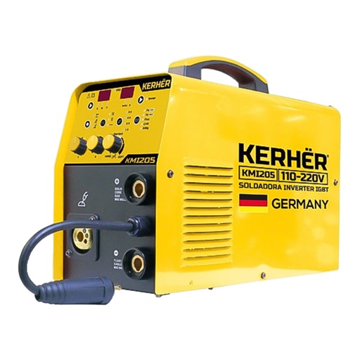 SOLDADORA INVERSOR KERHER MULTIPROCESO 200A 110/220V