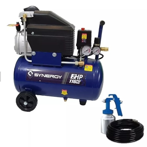 SYNERGY CPM202 COMPRESOR MOTOLUBRICADO 120V 2.0HP 20 LT