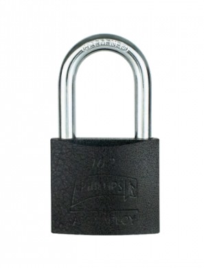 PHILLIPS MX7176 CANDADO DE HIERRO 102 GANCHO CORTO BLACK