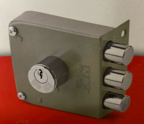 CERRADURA DE SOBREPONER L4C PINTADA