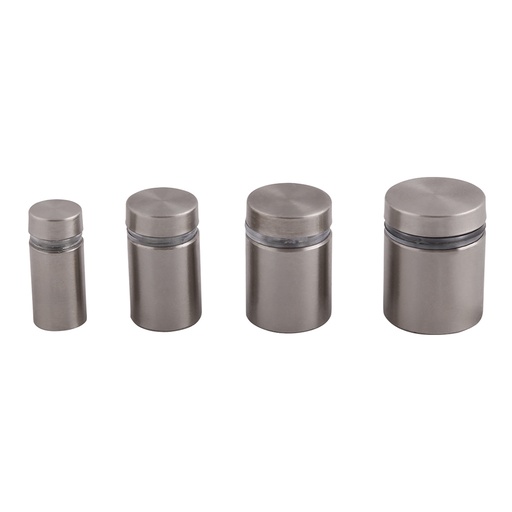 DEXTER 2304 HERRAJE DE SUJECIÓN PARA VIDRIO 22X25MM ACERO INOXIDABLE