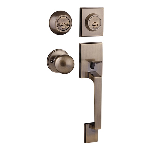 DEXTER 6305 CERRADURA BOSTON LLAVE-LLAVE LATON ANTIGUO