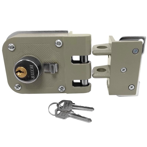 DEXTER 6738 CERRADURA 625 MORDAZA PRE-ARMANDA DERECHA GRIS